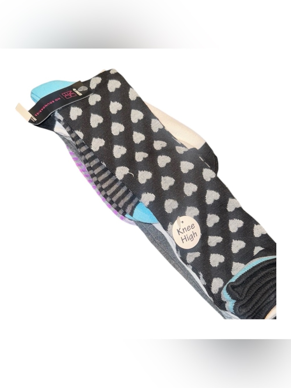 Women’s Knee High Socks Bundle of 4 Size 4-10